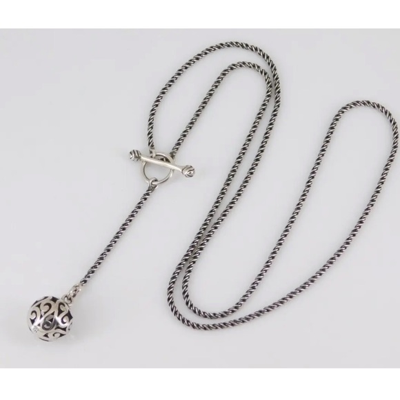 Silpada Jewelry Silpada Lariat Filigree Ball Necklace Poshmark
